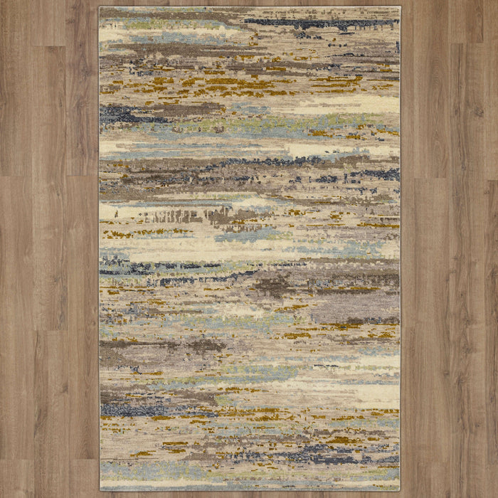 Karastan Paradigm Blue Area Rug