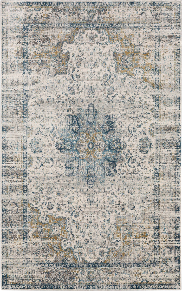 Karastan Tryst Blue Area Rug RG075 103 Blue
