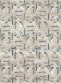 Karastan Vanguard by Drew & Jonathan Home Frost Grey Area Rug 92360 4545 Gray
