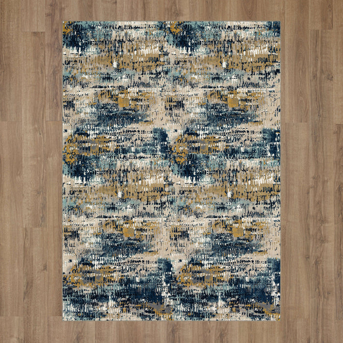 Karastan Vanguard by Drew & Jonathan Home Majolica Blue Area Rug