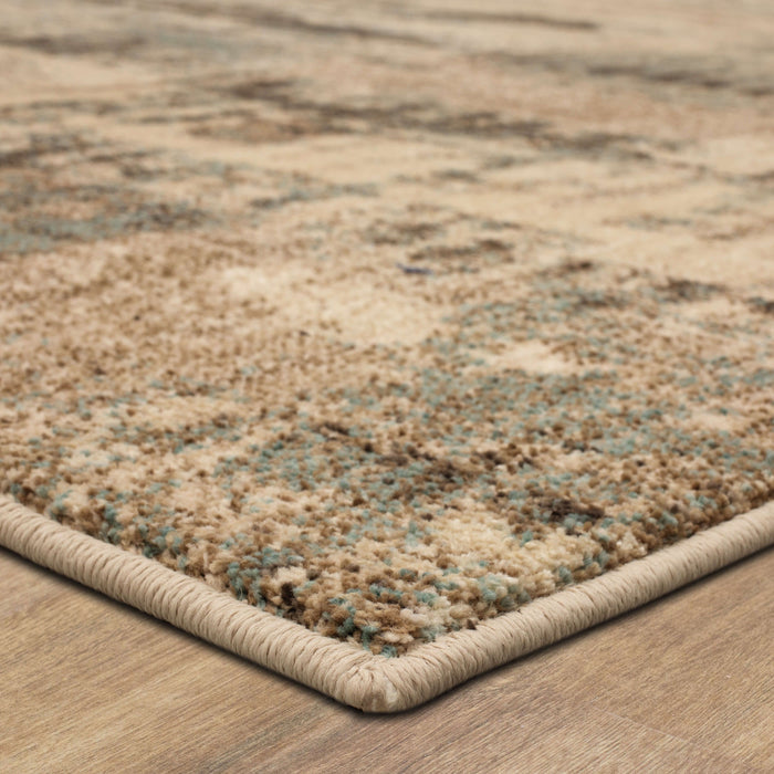 Karastan Vanguard by Drew & Jonathan Home Robin's Egg Blue Area Rug 92363 60129 Gray