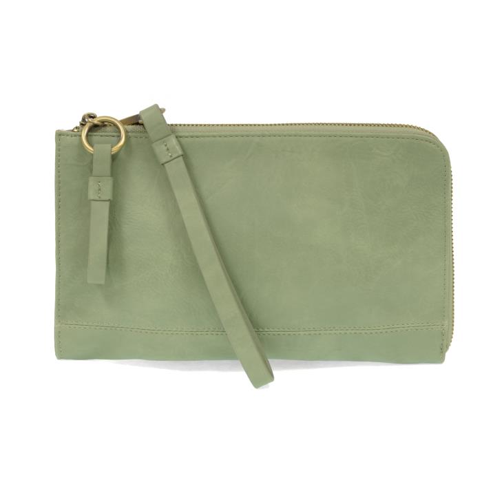 Karina Convertible Wristlet And Wallet Cameo Green