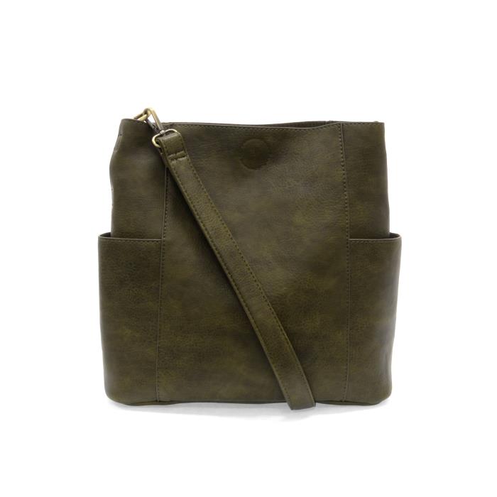 Kayleigh Side Pocket Bag Dark Olive