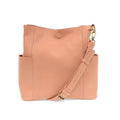 Kayleigh Side Pocket Bucket Bag Blush