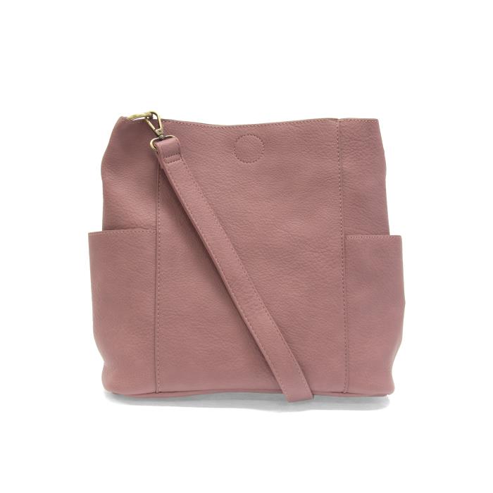 Kayleigh Side Pocket Bucket Bag Violet
