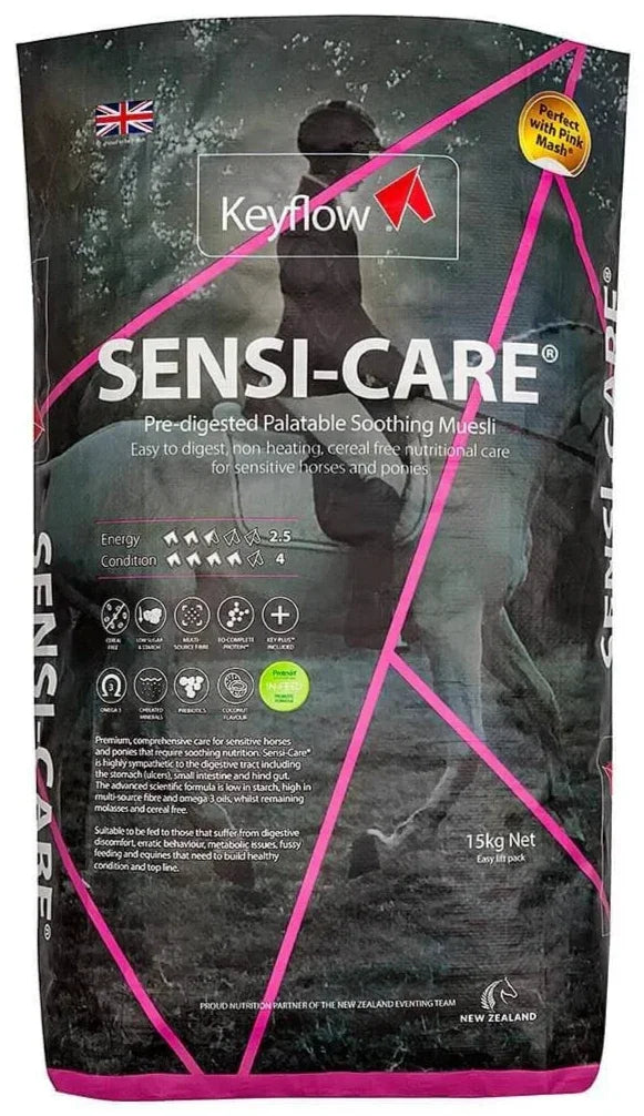 Keyflow Sensi-Care, 15kg bag of cereal free muesli feed for sensitive horses
