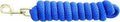 KM Elite double braided round cotton lead rope in royal blue
