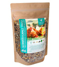 KM Elite Ultimate Forage Poultry Treat, 750g pack of scatter treat with seed and oyster shell