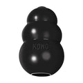 KONG Extreme black rubber chew toy for small dogs, shown upright against a plain background