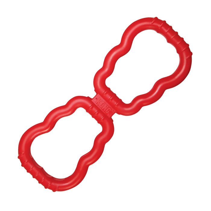 KONG Tug Toy, a stretchy natural rubber tug with a moulded grip at each end