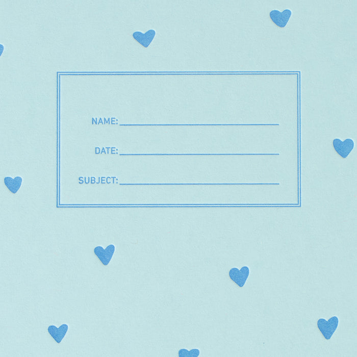 Lefty Standard Notebook - Blue Hearts