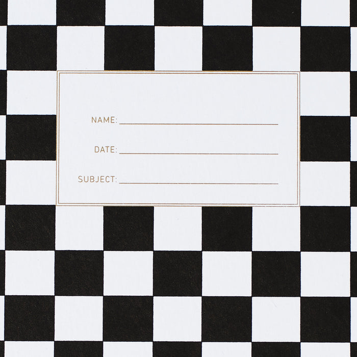 Lefty Standard Notebook - Checker Black