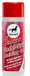 Leovet 5-Star Braiding Gel for horse manes and tails, 200ml tube