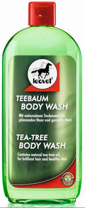Leovet Tea Tree Shampoo for horses in a 500ml bottle, sold by Leovet as Tea-Tree Body Wash