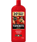 Levington Tomorite concentrated tomato food, 1.2 litre bottle with a 20% extra free flash