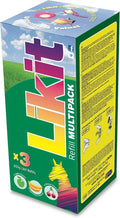 Likit refill multipack containing three 650g horse lick blocks