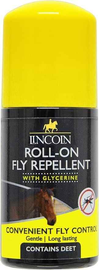 Lincoln Roll-On Fly Repellent 50ml bottle with a roller ball applicator