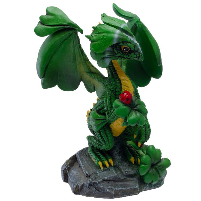 Lucky Clover Dragon Statue – view 4