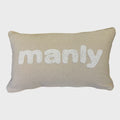 Manly Beaded Cushion + Feather Insert