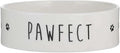 Mason Cash Pawfect plain stoneware dog bowl, 15cm across and 5cm deep