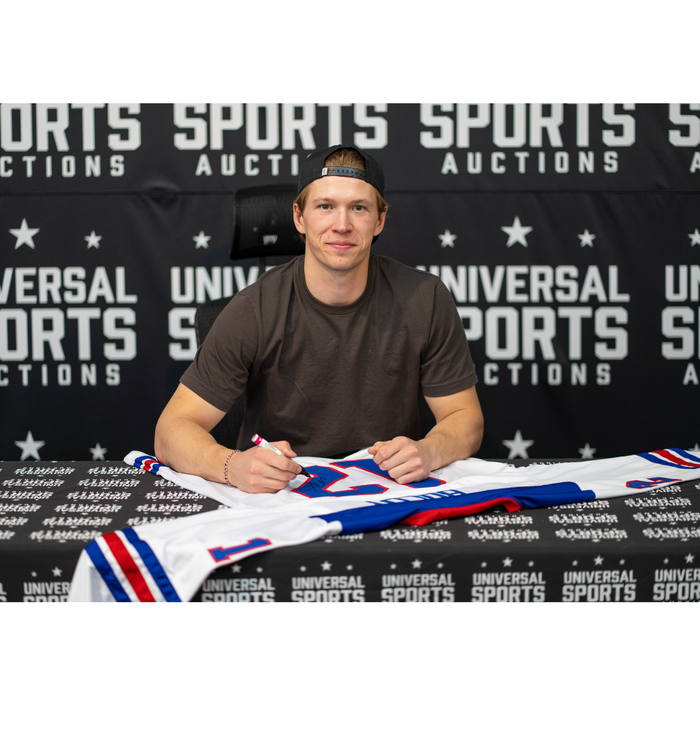 Matt Boldy Signed White USA Player Hockey Jersey