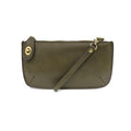 Mini Crossbody Wristlet Clutch Dark Moss