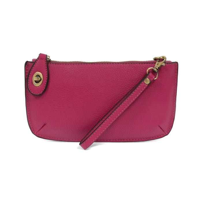 Mini Crossbody Wristlet Clutch New Fuchsia