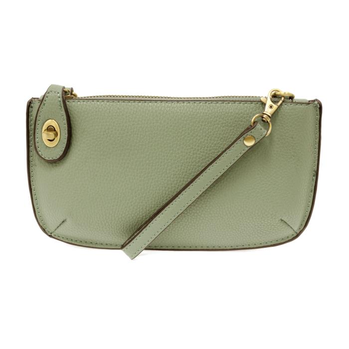 Mini Crossbody Wristlet Clutch Sage