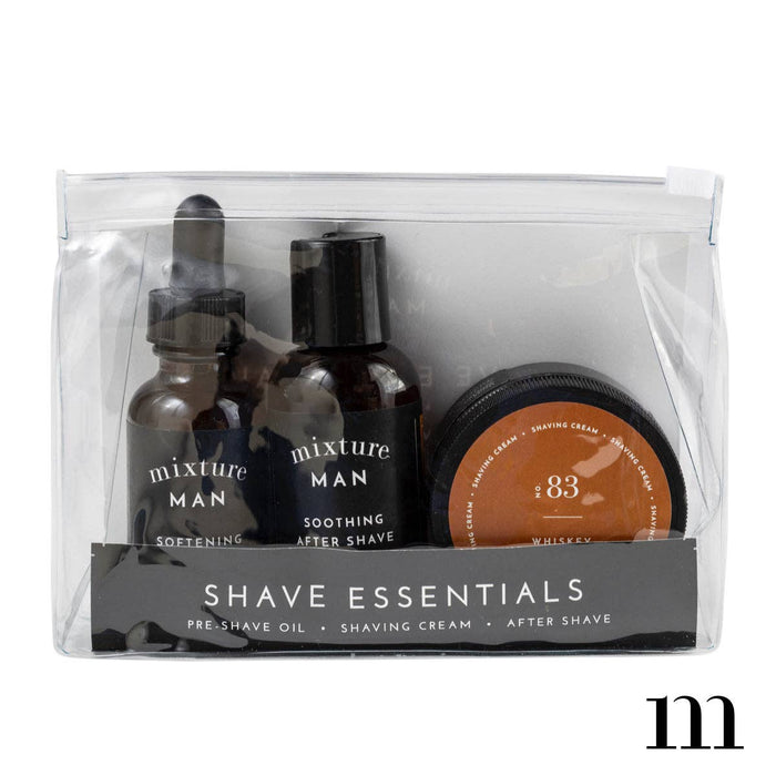 Mixture Man Shave Essentials Gift Set: No 70 Sandalwood & Amber