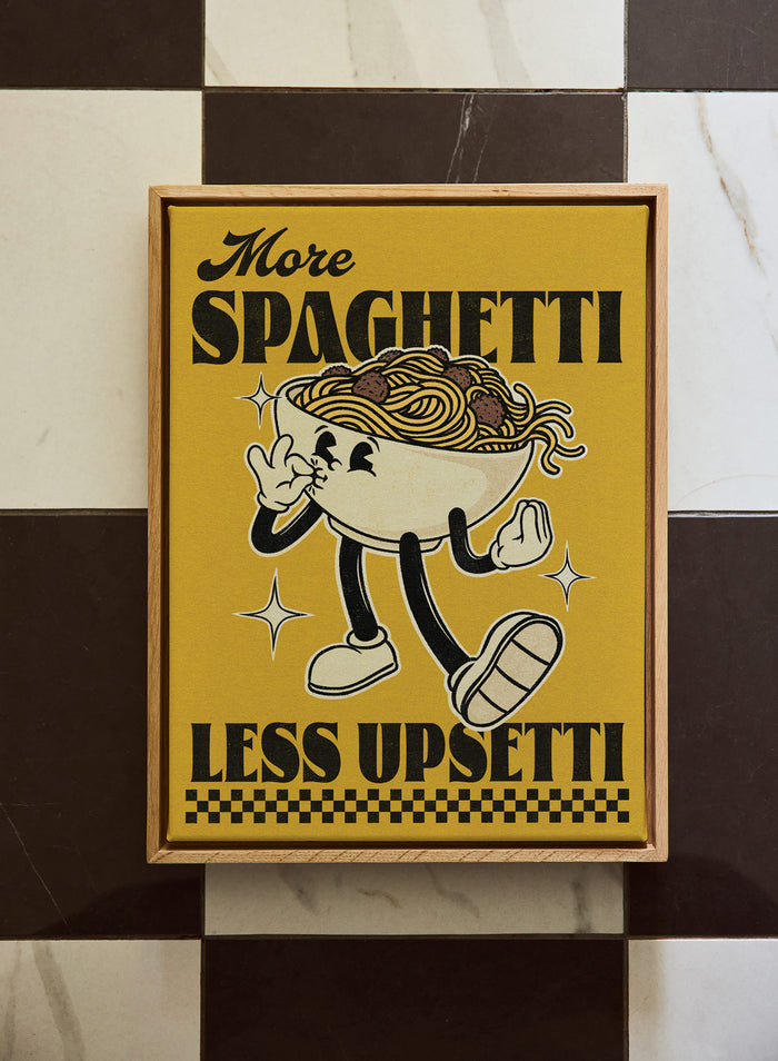More Spaghetti, Less Upsetti, Poster