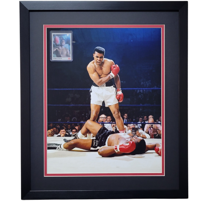 Muhammad Ali Professionally Framed 16x20 Tribute Card Display