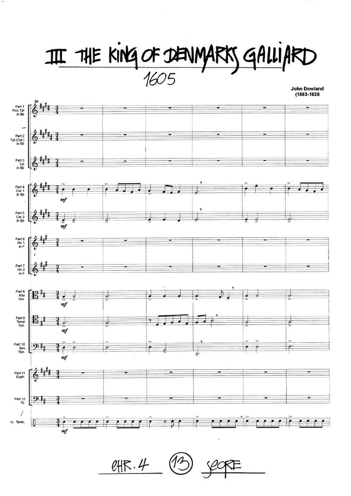 Music from The Royal Court of King Christian the 4th - Academic Brass Ensemble