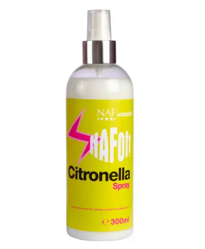 NAF Off Citronella Spray 300ml trigger bottle, compact citronella fly repellent for horses