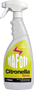 NAF Off Citronella Spray 750ml trigger bottle of citronella fly repellent liquid for horses