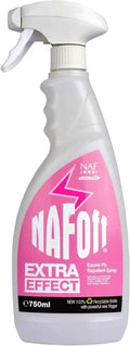 NAF Off Extra Effect fly spray in the pink 750ml trigger bottle, insect repellent for horses