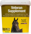 NAF Veteran Supplement powder tub, 3kg vitamin and herb supplement for older horses