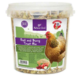 Nature's Grub Fruit and Berry Treat Mix 600g pouch, poultry scatter treat