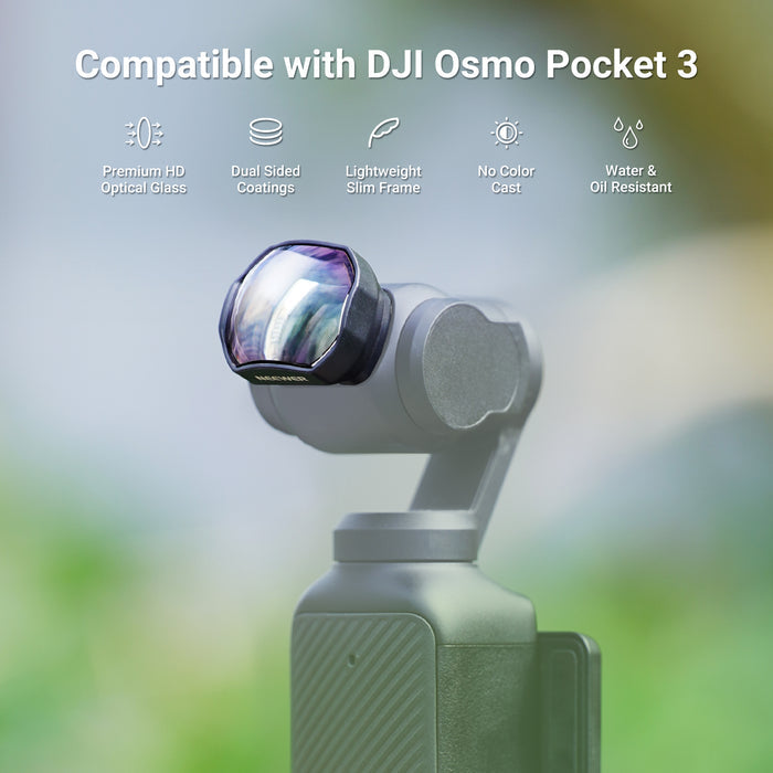 NEEWER LS-84 2X Teleconverter Lens is comptaible with the DJI Osmo Pocket 3