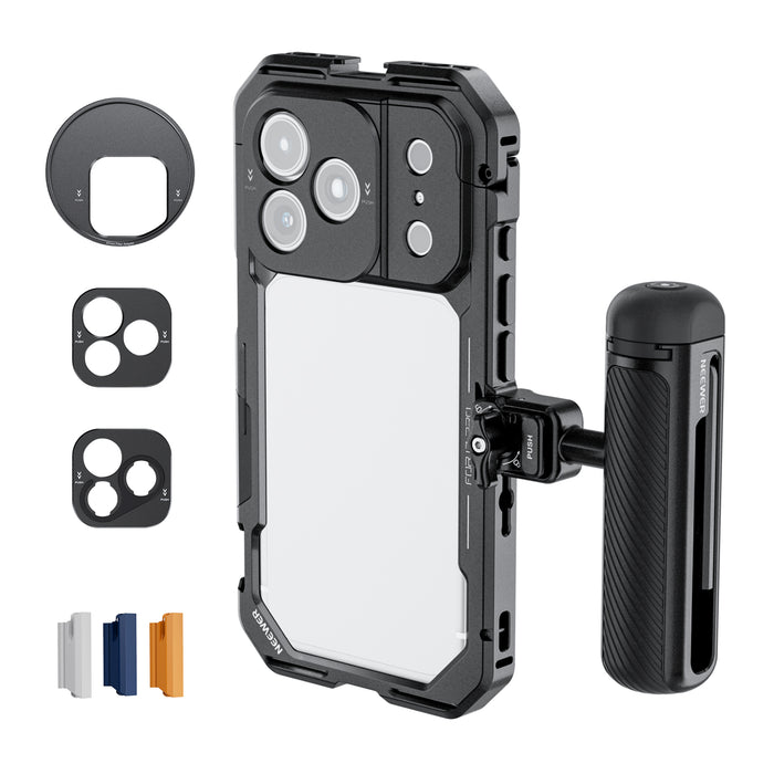 NEEWER Phone Cage & Handle Kit for iPhone 17 Pro
