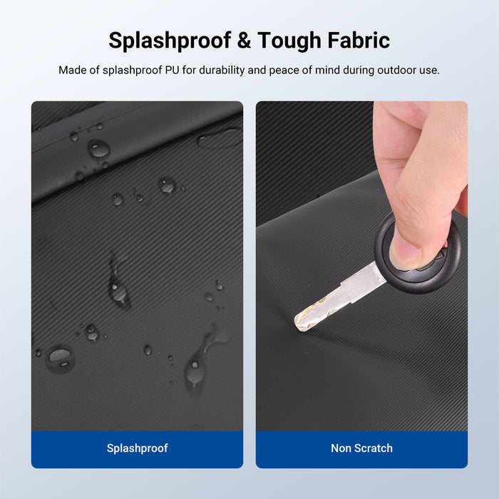 NEEWER PB024 Tech Pouch is made of splashproof PU for durability and peace of mind during outdoor use.