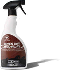 Nettex Seven Day Mud Away 500ml trigger spray bottle for horses, blue and white label