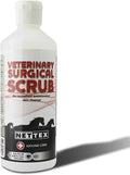 Nettex Equine Veterinary Surgical Scrub skin cleanser, 500ml bottle of chlorhexidine concentrate