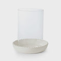 Neve White Ceramic Votive Large