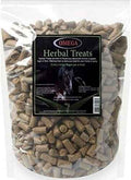 Omega Equine herbal mint and rosemary horse treats in a 4kg resealable pouch