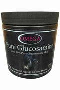 Omega Equine Pure Glucosamine 500g tub, pure glucosamine powder joint supplement for horses