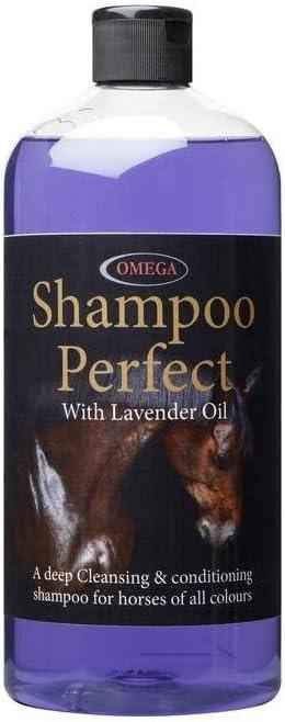 Omega Equine Shampoo Perfect bottle, lavender scented horse shampoo