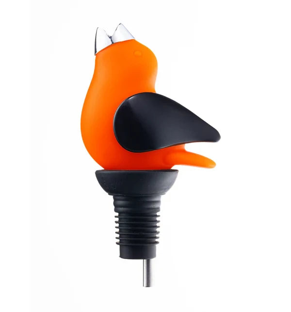 Orange/Black Chirpy Top