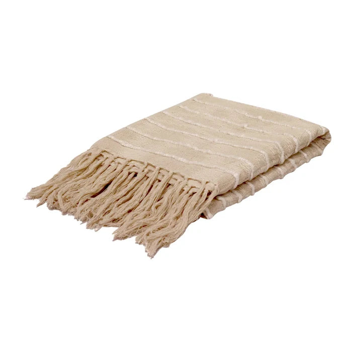 Oscar Neutral Woven Throw 130x150 21S100