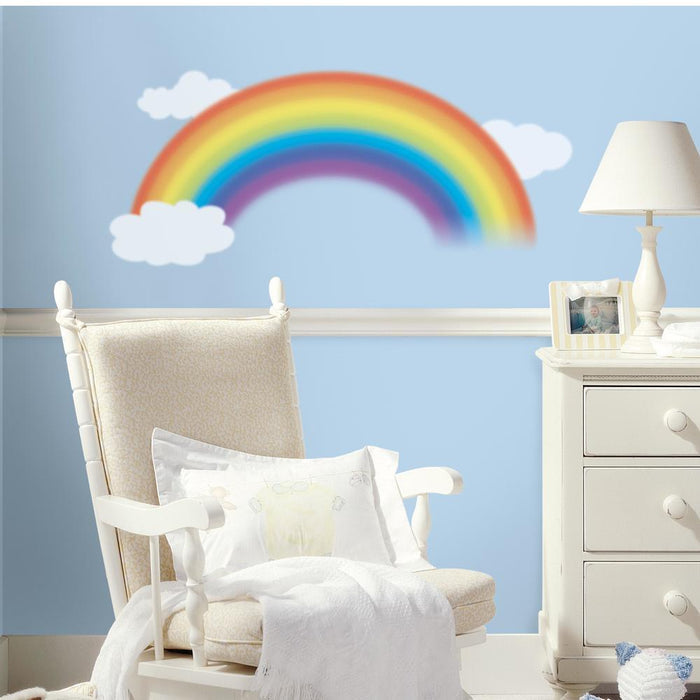 OVER THE RAINBOW PEEL & STICK GIANT WALL DECAL