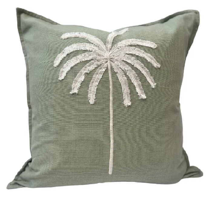 Palma Cushion 50cm Mint COVER ONLY